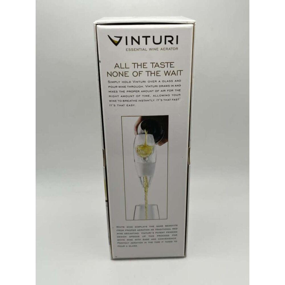 Vinturi Essential Wine Aerator White Wine Model New In Box - Picture 5 of 6